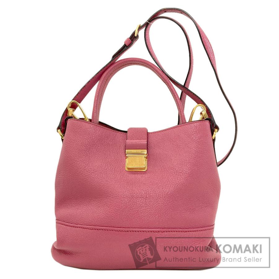 miu miu（ミュウミュウ） 2WAY ハンドバッグ レザー レディース 中古 
