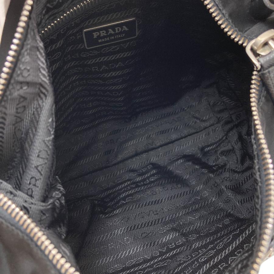 PRADA（プラダ） ワンショルダー ホーボー ロゴ金具 ショルダーバッグ 