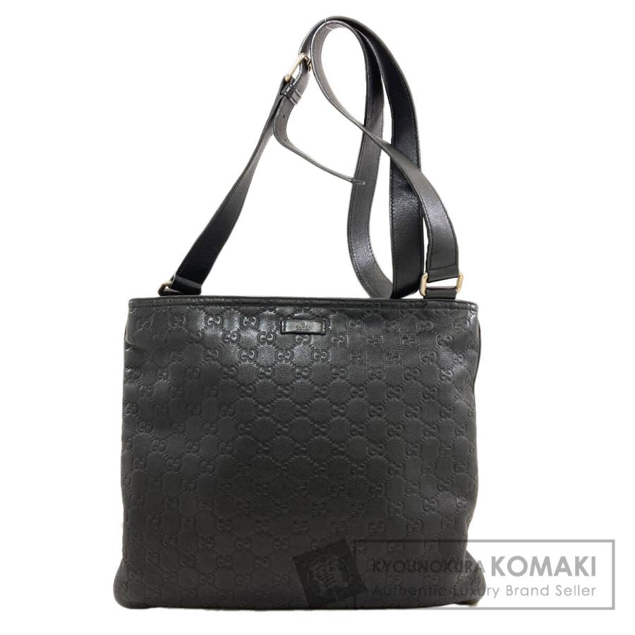GUCCI（グッチ） 201446 GGシグネチャー シマ ショルダーバッグ レザー 