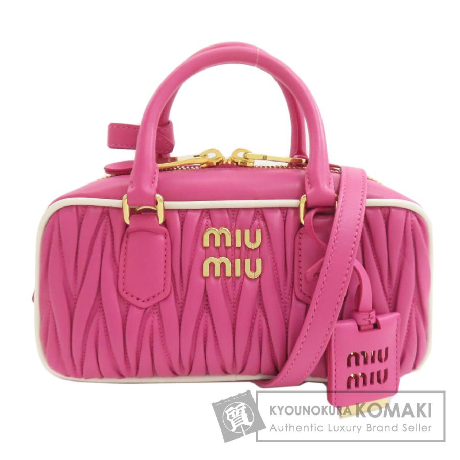 miu miu（ミュウミュウ） アルカディ マテラッセ 2WAY ハンドバッグ 
