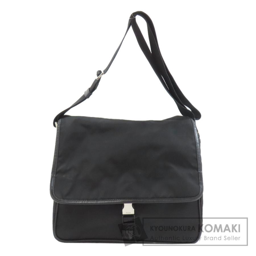PRADA（プラダ） V166 ロゴ金具 ショルダーバッグ ナイロン素材