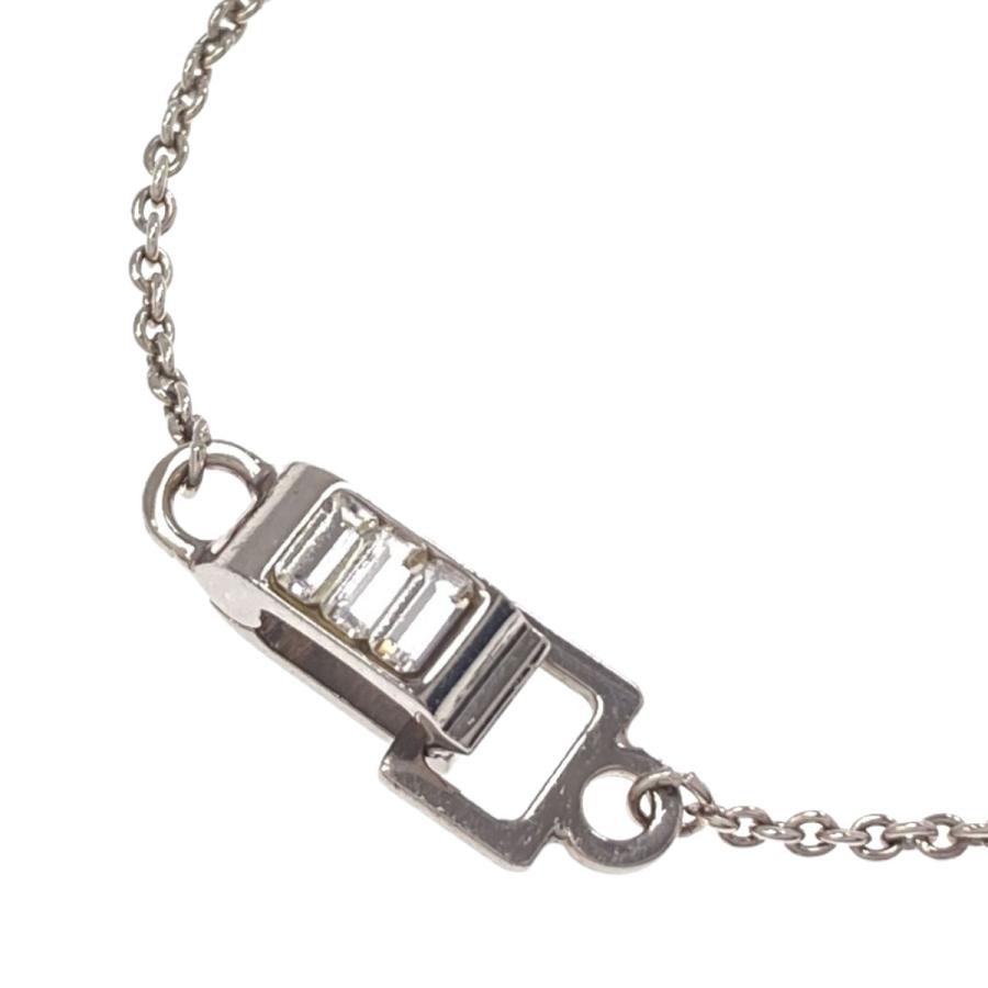 miu miu（ミュウミュウ） ラインストーン ブレスレット 金属製