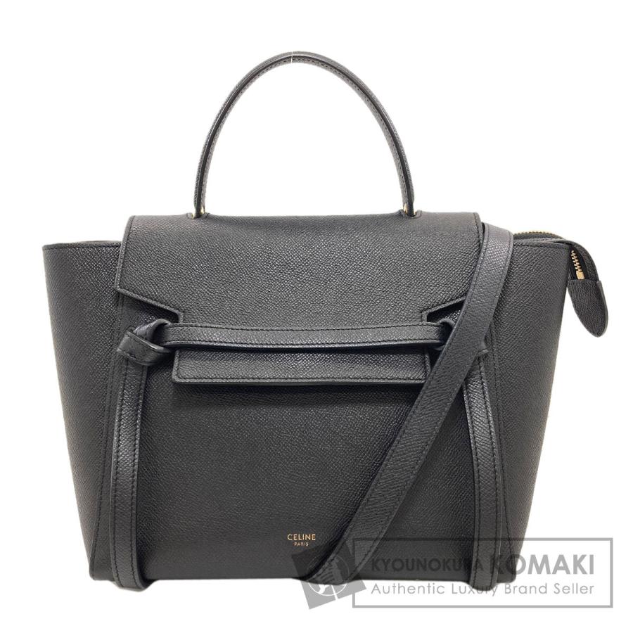 CELINE（セリーヌ） ベルトバッグ マイクロ 2WAY ハンドバッグ カーフ 