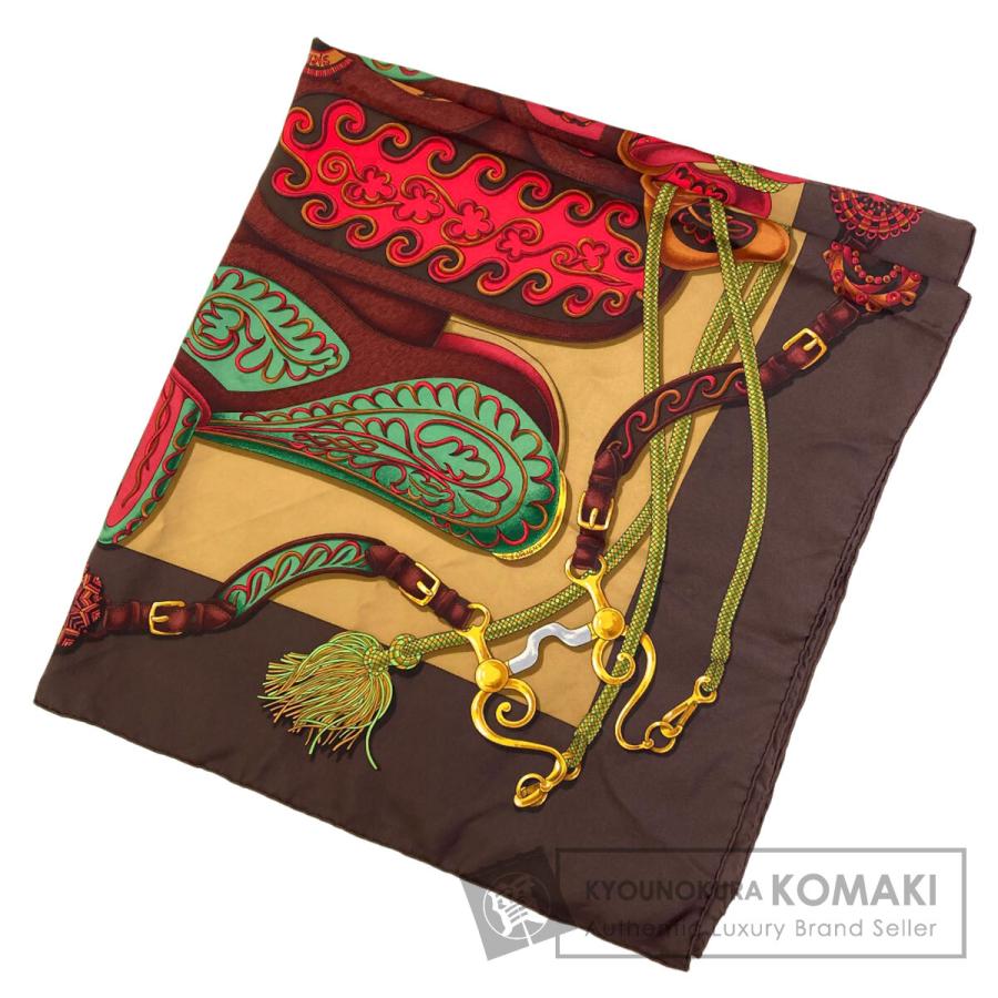 HERMES カレ90 Festival 祭典　シルクスカーフ HERMES（エルメス） カレ90 Festival 祭典 スカーフ シルク レディース