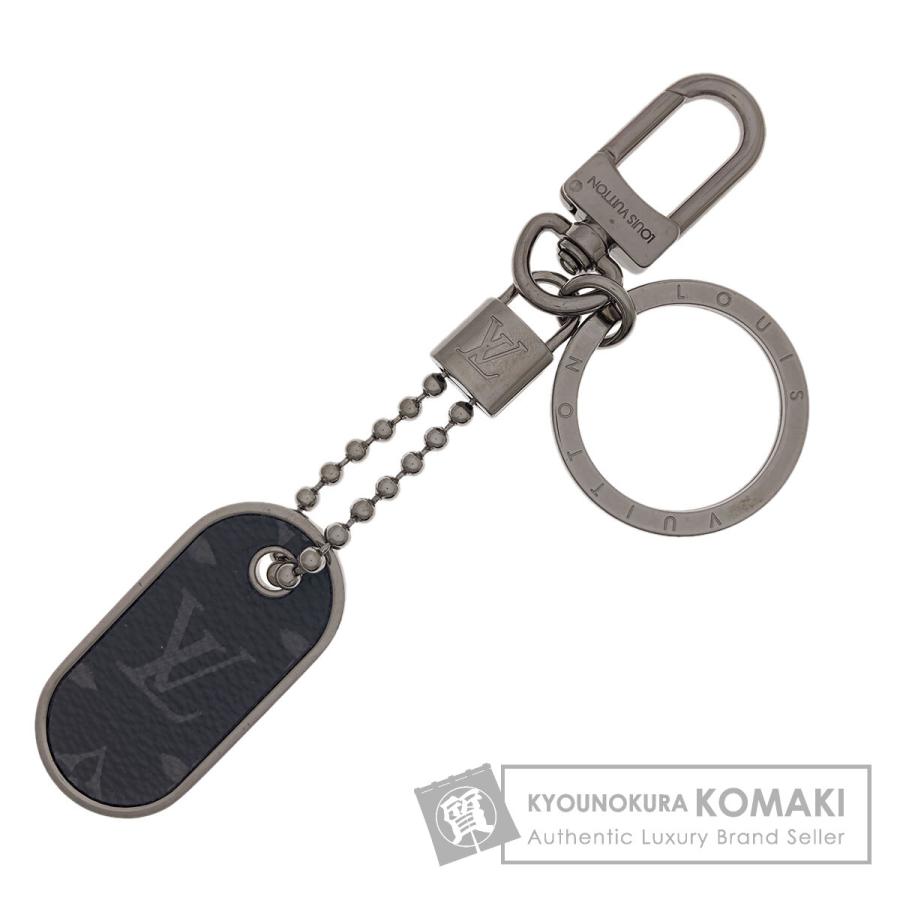 LOUIS VUITTON ルイヴィトン M63618 ポルト・クレ・タブ モノグラム ID キーホルダー モノグラムエクリプス メンズ [中古] LOUIS VUITTON（ルイ・ヴィトン） M63618 ポルト・クレ・タブ
