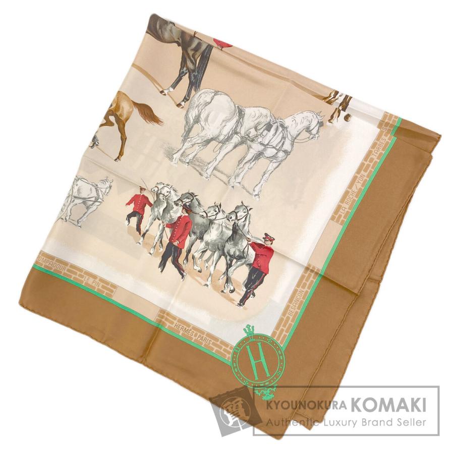 8c165 エルメス HERMES カレ90 国立種馬飼育場 シルク フランス HERMES（エルメス） カレ90 LES HARAS NATIONAUX 国立種馬飼育場