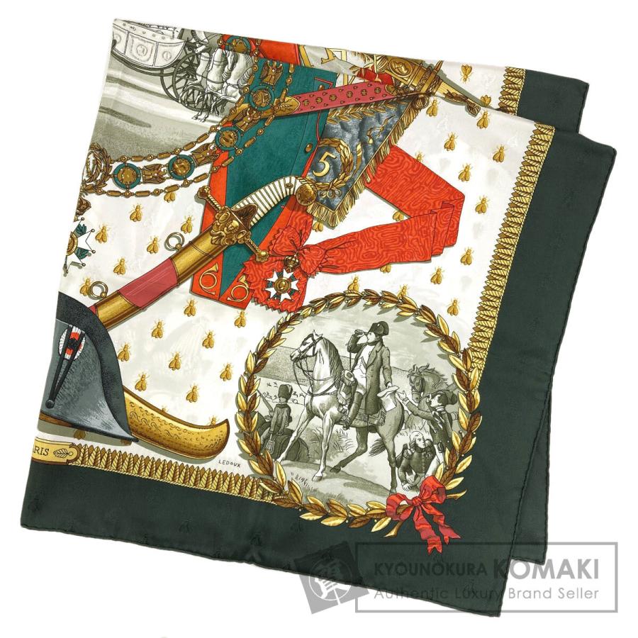 HERMES ナポレオン　スカーフ　カレ90 HERMES（エルメス） カレ90 ナポレオン スカーフ シルク レディース