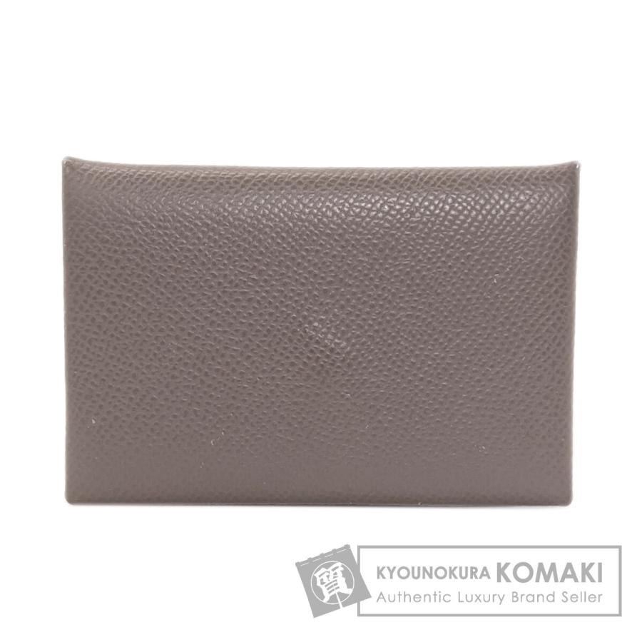 HERMES（エルメス） カルヴィ シルバー金具 カードケース エプソン