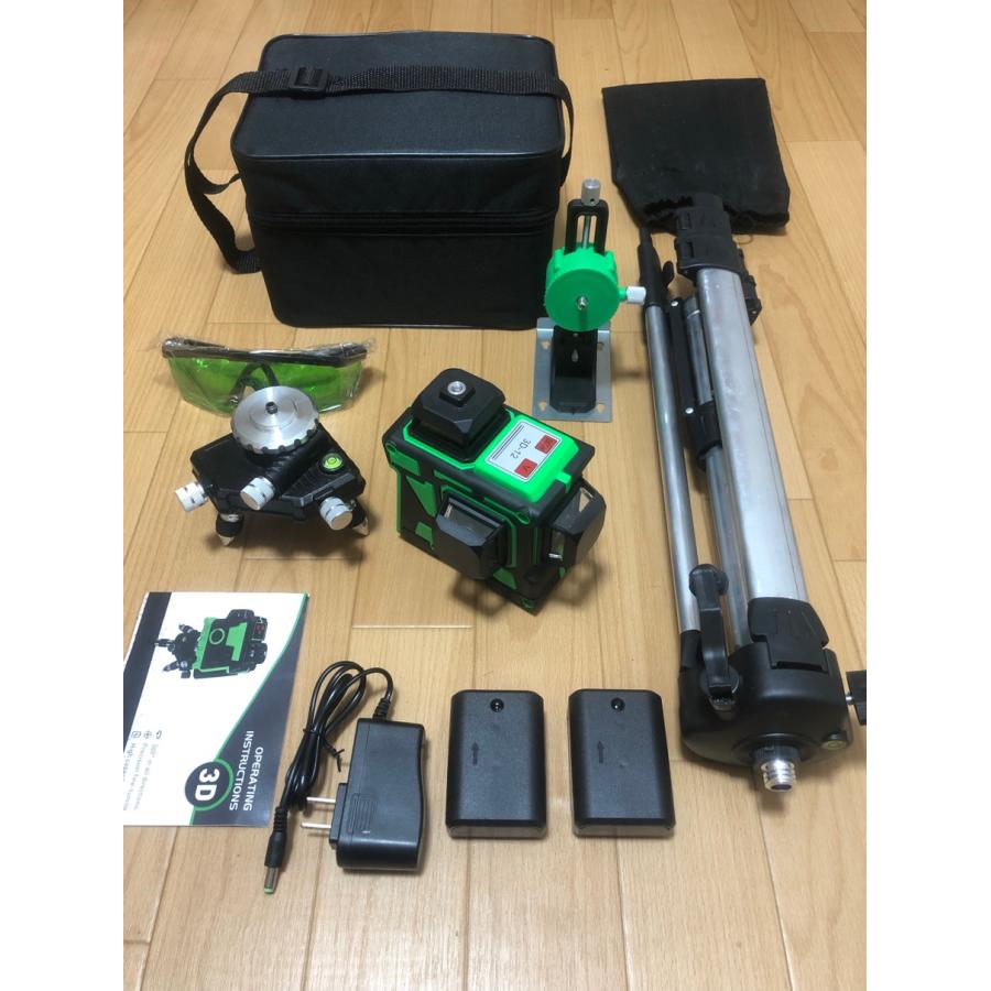 12ライン グリーン レーザー墨出し器/墨だし器//測定器/墨出器墨