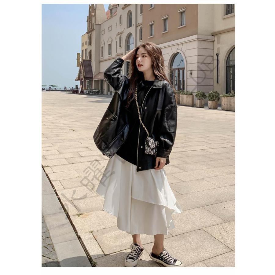 在庫一掃 革ジャン レザージャケット レディース ライダース バイクウェア ジャケット レザーコート 長袖 トップス 秋冬服 女性用 Ol通勤通学 着痩せ ゆったり おしゃれ 流行に Travelag Cl