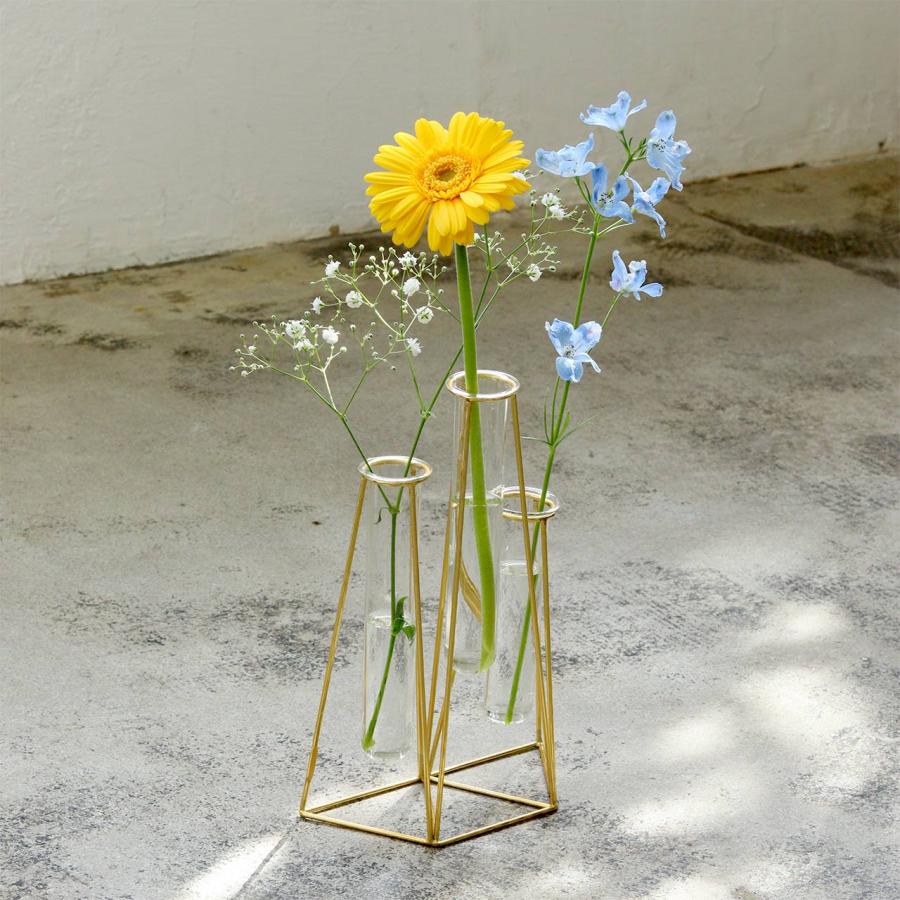 フラワーベース 3連 花瓶 花器 試験管 インブルーム in bloom 92450027