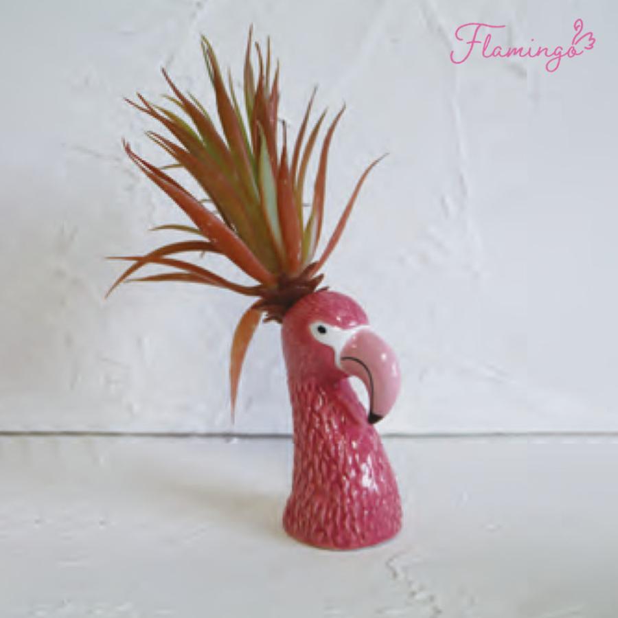 アニマルベース フラミンゴ 花瓶 フラワーベース : 京都 Blue Lapin