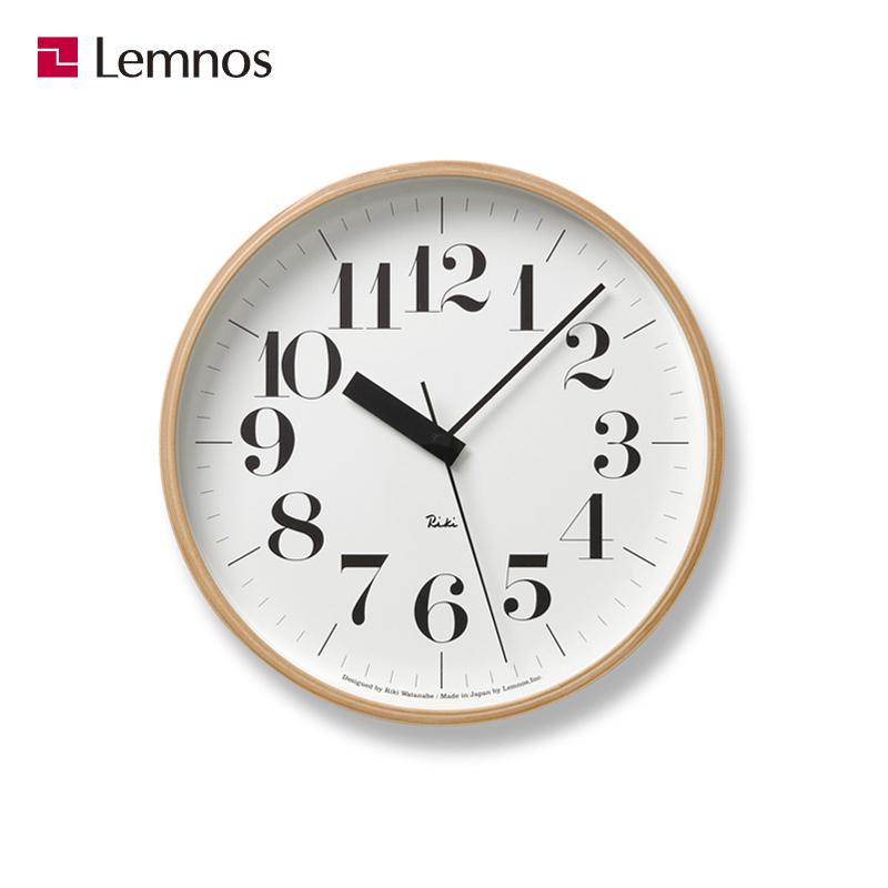 Lemnos Riki Clock ｜ WR20-02 ｜ 電波式掛け時計 Lemnos（レムノス） リキクロック 掛け時計 電波時計 WR20-02 新築祝い