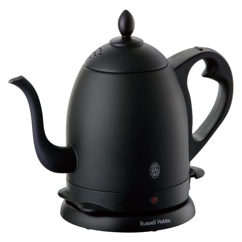 【新品・未使用】ラッセルホブス7408JP-88 電気ケトル マットブラック RUSSELL HOBBS（ラッセルホブス） マットブラック カフェケトル 0.8L