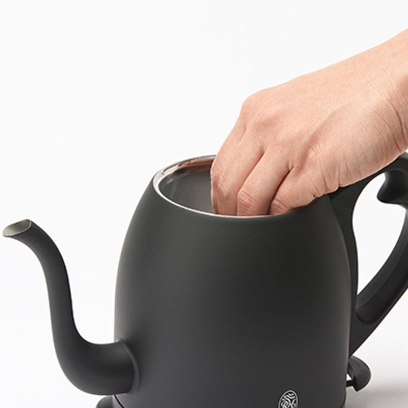 RUSSELL HOBBS（ラッセルホブス） マットブラック カフェケトル 0.8L