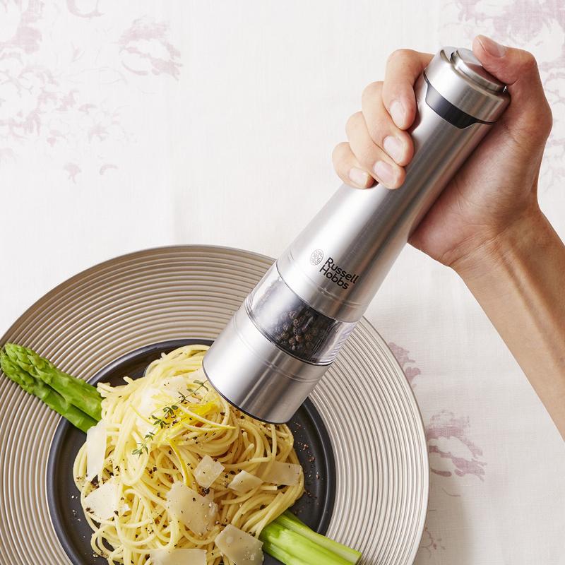ラッセルホブス 電動ミルソルト&ペッパーセット 電動ミル2本セット 7922jp Russell Hobbs|kyouto-bluelapin|05