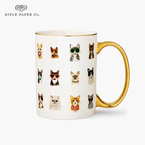 ライフルペーパー クールキャット マグカップ 350ml RIFLE PAPER CO