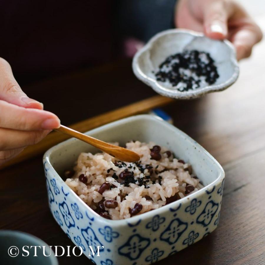 studio m'（スタジオエム） 野花 二段重 W11cm studio m' 日本製 磁器
