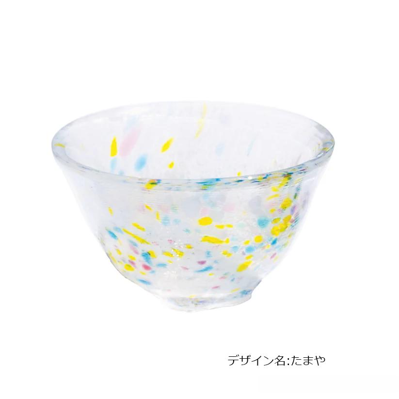 富硝子 うきよ 花さかずき 70ml 江戸硝子 トミガラス 酒器 盃 おちょこ