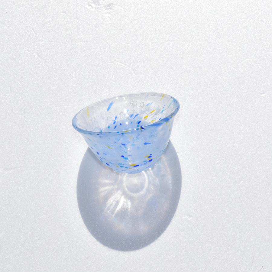 富硝子 うきよ 花さかずき 70ml 江戸硝子 トミガラス 酒器 盃 おちょこ