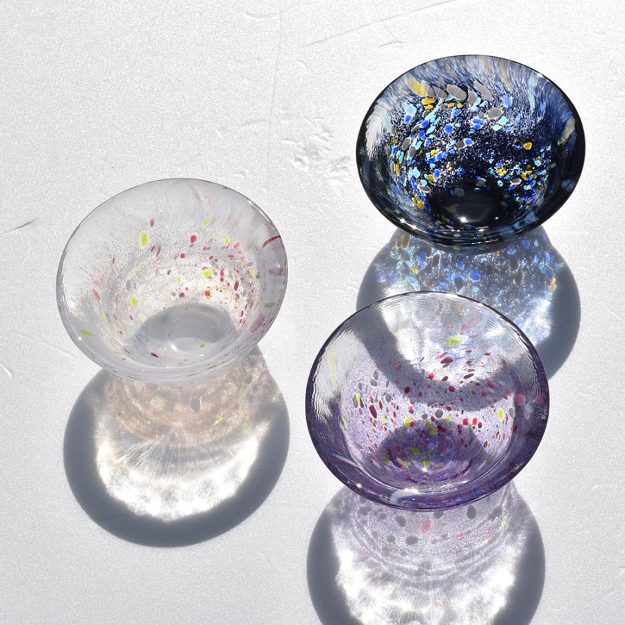富硝子 うきよ 花さかずき 70ml 江戸硝子 トミガラス 酒器 盃 おちょこ