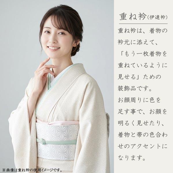 124　半額セール　正絹　綸子地　伊達衿付き　　ラメ入り　小紋　4点フルセット 正絹 重ね衿 ラメ 唐織 縫取 絹 シルク e-029 訪問着 振袖 無地 小紋