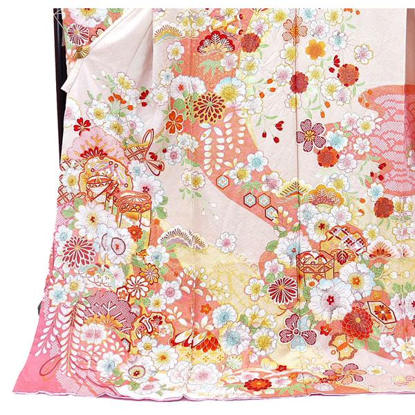 新品　辻ヶ花　桶絞り　柄足袋　24cm　日本製　オリジナル　/W06 総絞り 辻が花 未使用 金駒刺繍 訪問着 束ね熨斗 花柄 正絹 黒 白