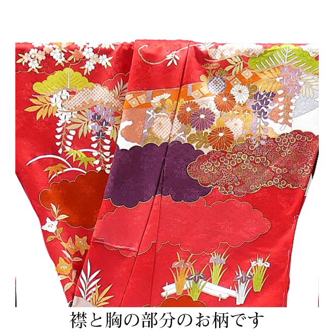 長襦袢友禅染正絹651 - 半襦袢