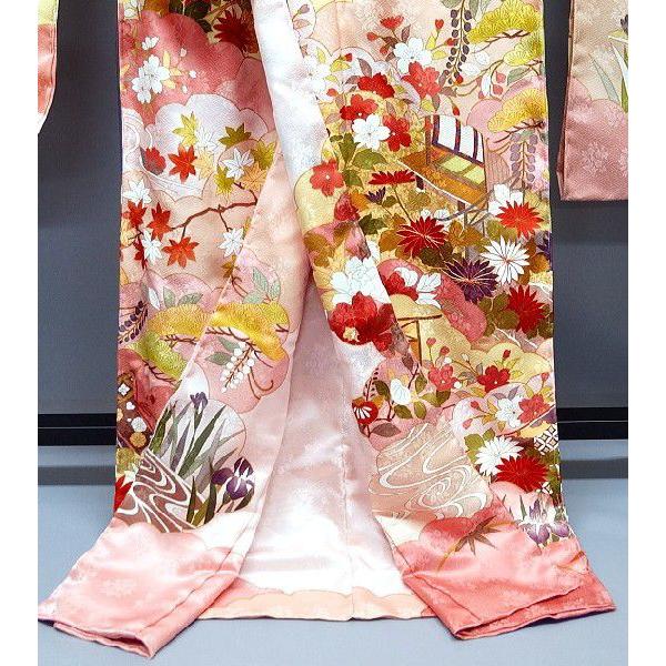 特選品 藤井 寛 手描友禅振袖 f-866 古典柄振袖 : 京都うさぎ堂