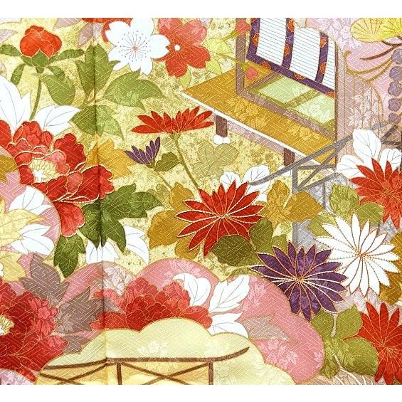 特選品 藤井 寛 手描友禅振袖 f-866 古典柄振袖 : 京都うさぎ堂 - 通販