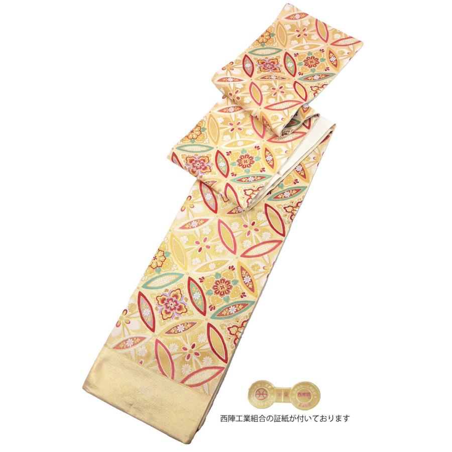 仕立て付き 振袖用 西陣織 袋帯 fo-022 日本製 振袖 成人式 結婚式
