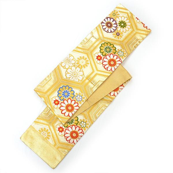 セール】52.000円→29.700円 仕立て付き 振袖用 袋帯 絹 成人式 結婚式