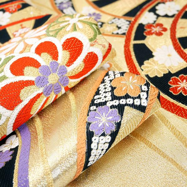 セール】52.000円→29.700円 仕立て付き 振袖用 袋帯 絹 成人式 結婚式