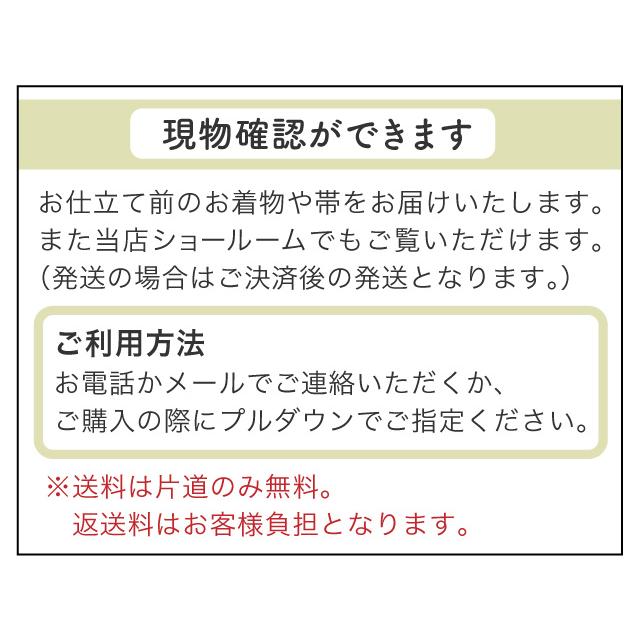 決算セール 仕立て付き 刺繍正絹訪問着 h-945 尾峨佐染繍 新品未仕立て