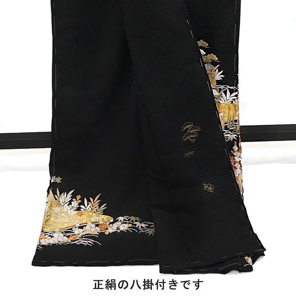 決算セール45%OFF【元値368.000円】手縫い仕立付き 特選品 総手刺繍正絹黒留袖 to-522　茶屋ヶ辻文様 婚礼 結婚式　｜kyouto-usagido｜06