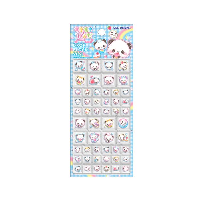 平成レトロ もちもちパンダ ドロップブロックシール 単品販売 シール