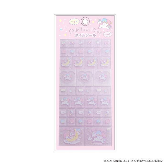 sanrio（サンリオ） リトルツインスターズ タイルシール 単品販売