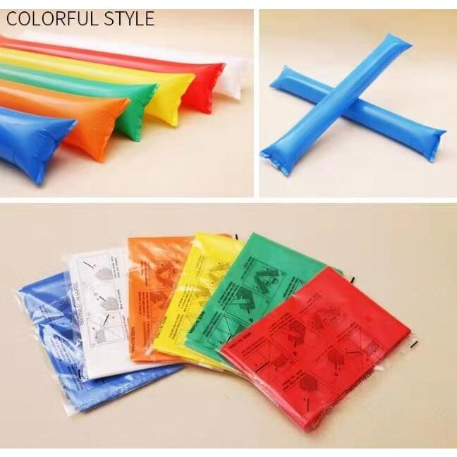 スティックバルーン確認用 応援棒 応援バルーン スティックバルーン 20個 ストロー付き