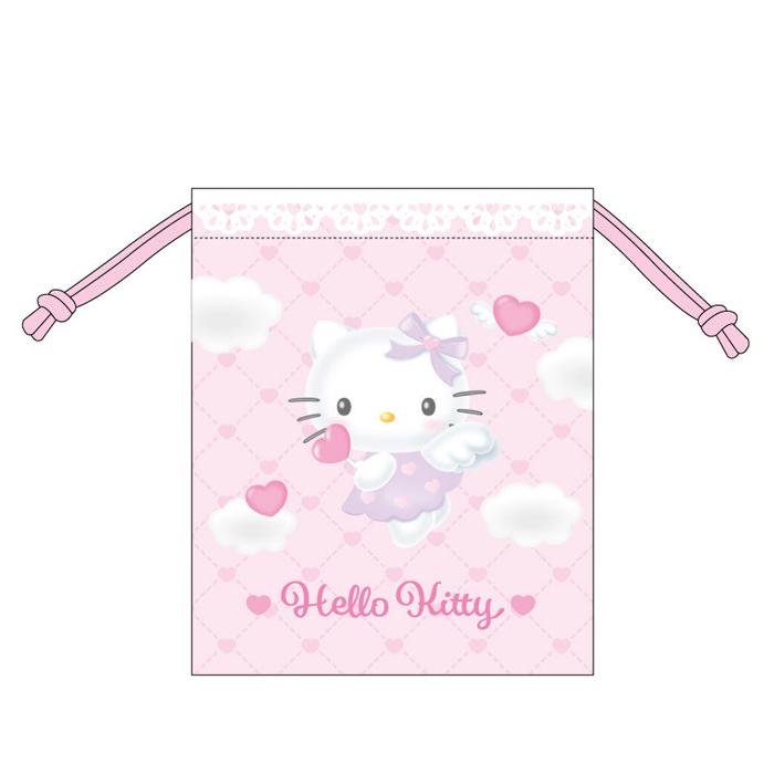 sanrio ハローキティ 90s 巾着 単品販売 エンジェル チェリー