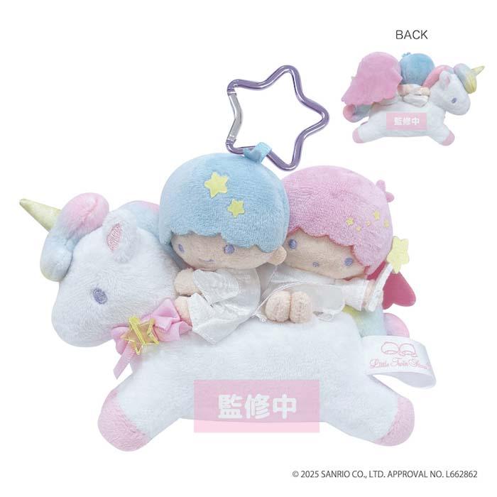「江戸☆大奥」×Sanrio マスコットキーホルダー　リトルツインスターズ リトルツインスターズ キキ＆ララ マスコットキーホルダー 国立