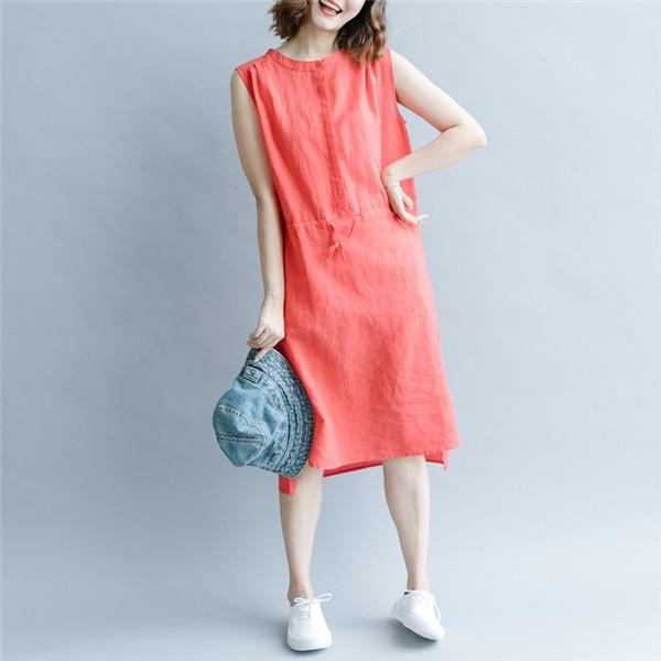 送料無料 激安 ワンピース レディース ロングワンピース リネン 綿麻 ゆったり Aライン 無地 大きいサイズ ワンピ ノースリーブ マキシ 春 夏 03aug19nlyq06 協和屋 通販 Yahoo ショッピング