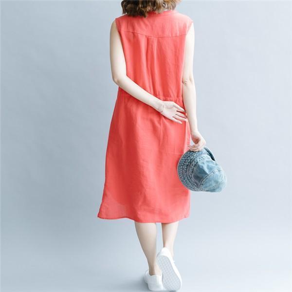 送料無料 激安 ワンピース レディース ロングワンピース リネン 綿麻 ゆったり Aライン 無地 大きいサイズ ワンピ ノースリーブ マキシ 春 夏 03aug19nlyq06 協和屋 通販 Yahoo ショッピング