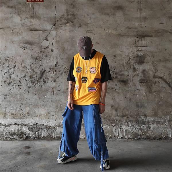 極太 デニム ジーンズ パンツ メンズ ルーズフィット B系 レディース ヒップホップ ストリート系 ベルト Hiphop バギーパンツ 大きいサイズ ゆったり 03aug19nxhnzk15 協和屋 通販 Yahoo ショッピング