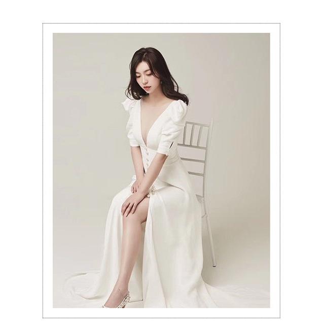 ウェディングドレス Aラインドレス サテン ウエディングドレス 二次会 シンプル 長袖 花嫁 披露宴 ブライダル 結婚式 ロングドレス 演奏会 03aug19vhs01 協和屋 通販 Yahoo ショッピング