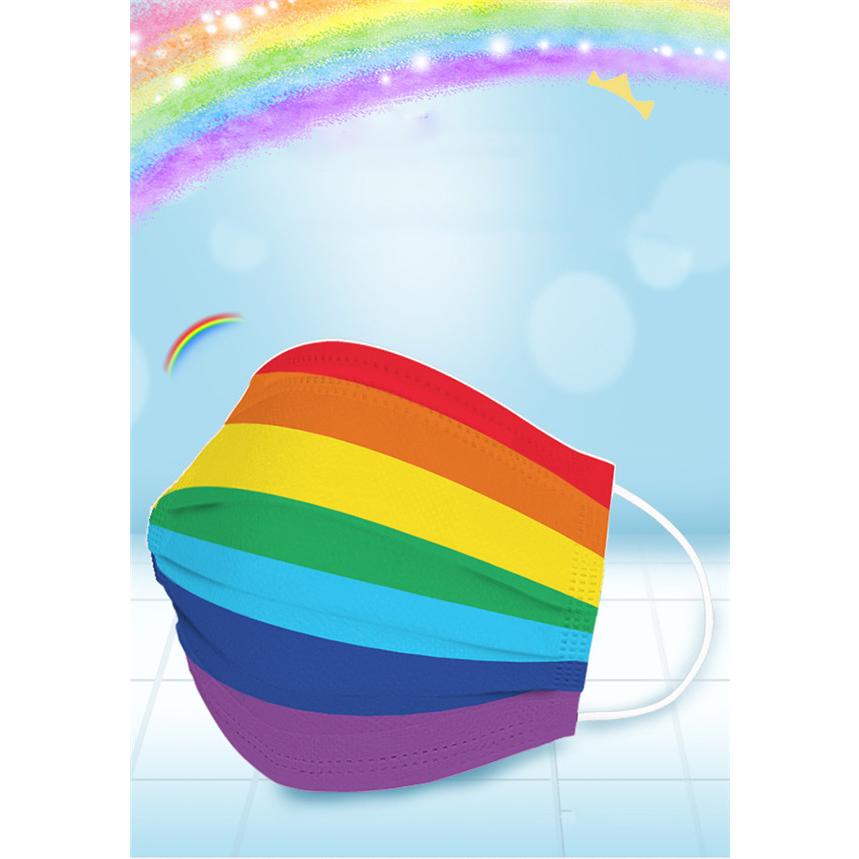 マスク 10枚入り 使い捨て カラーマスク レディース カラフル ストライプ 三層構造 不織布 ボーダー 女性用 おしゃれ 可愛い 柄マスク 防風 保湿 防寒 乾燥対策 03augycxkz06 協和屋 通販 Yahoo ショッピング