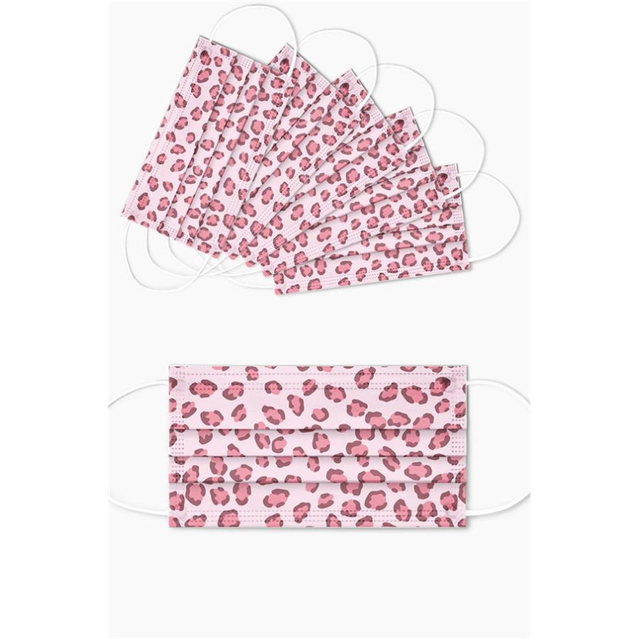 セール マスク 10枚入り 使い捨て ヒョウ柄 秋冬 ピンク 豹柄 カラーマスク レディース 女性用 三層構造 不織布 防寒 大人 立体 おしゃれ 個性的 綺麗 プリント 03augycxkz09 協和屋 通販 Yahoo ショッピング