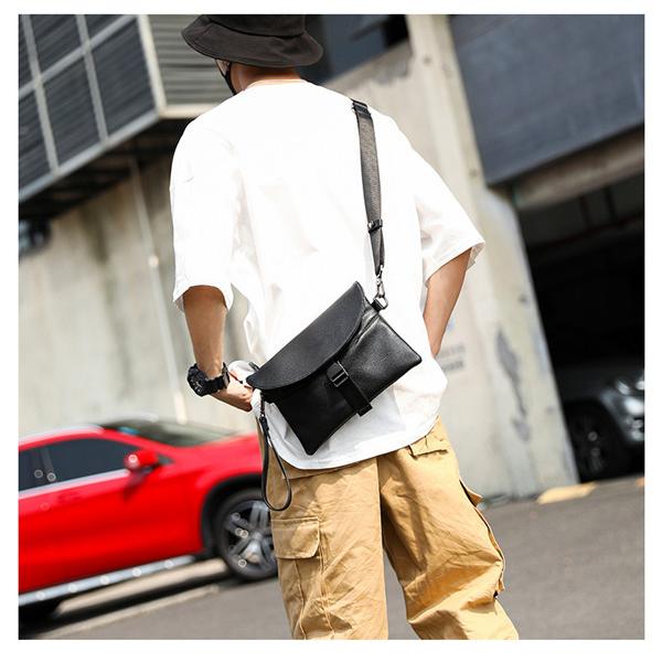サコッシュ ボディバッグ ショルダーバッグ メンズ 大容量 斜めがけ バッグ 革 レザー 肩掛け お出かけ おしゃれ ボディーバッグ 通勤 通学 03decybp32 協和屋 通販 Yahoo ショッピング