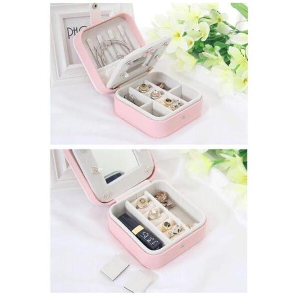 半額セール ジュエリーボックス アクセサリー 収納 雑貨 小物入れ 便利 プレゼント おしゃれ ネックレス ピアス 指輪 大容量 携帯 宝石箱 持ち運び 鏡付き 03jul19ssh02 協和屋 通販 Yahoo ショッピング