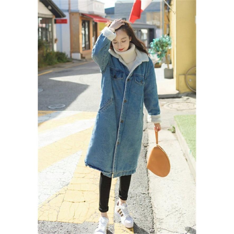 爆売中 デニムコート Gジャン レディース デニムジャケット ジージャン 裏ボア 冬 裏起毛 暖かい ロング丈 大きいサイズ インディゴ アウター 03oct19vjrnzwt23 協和屋 通販 Yahoo ショッピング