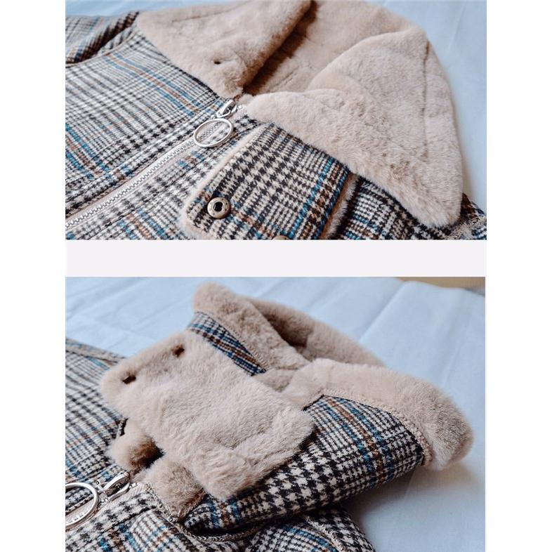 爆売中 ムートンコート ジャケット レディース ボアジャケット アウター ボア ブルゾン 裏起毛 おしゃれ 防寒 冬 チェック柄 暖かい 毛皮コート 03oct19vpmytwt15 協和屋 通販 Yahoo ショッピング